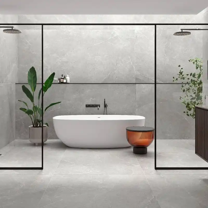 Nyhet Klinker Tenfors Storm Grey 90x90 cm