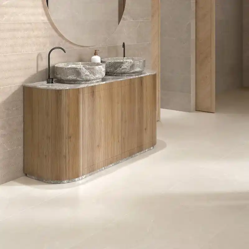 Klinker Tenfors Storm Cream 90x90 cm Snabb leverans