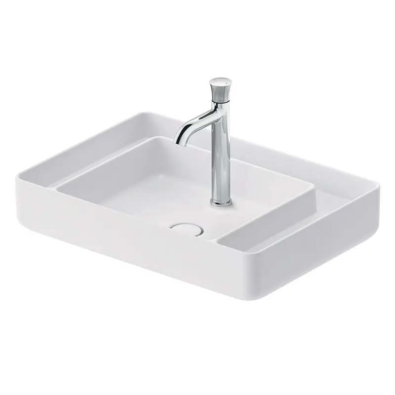 Billig Tvättställ Duravit Bento Starck Box 238165 650 mm Vit