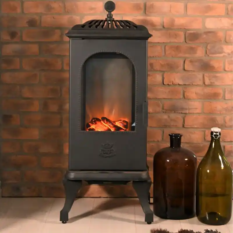 Elektrisk Kamin Westbo Victoria 1000 El 2 kW Svart Sänkt pris