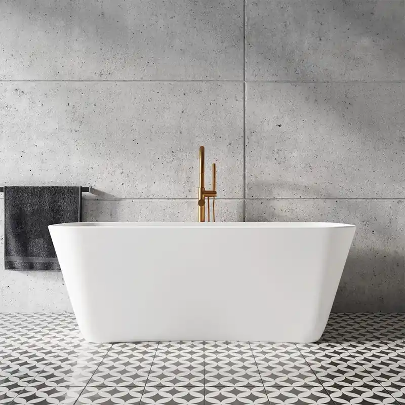 Beställ nu Badkar Swebad Oskarshamn Solid Surface 1690 mm Vit