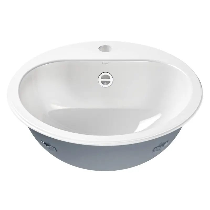 Tvättställ Alape EW3 Ø475 mm Vit Billig