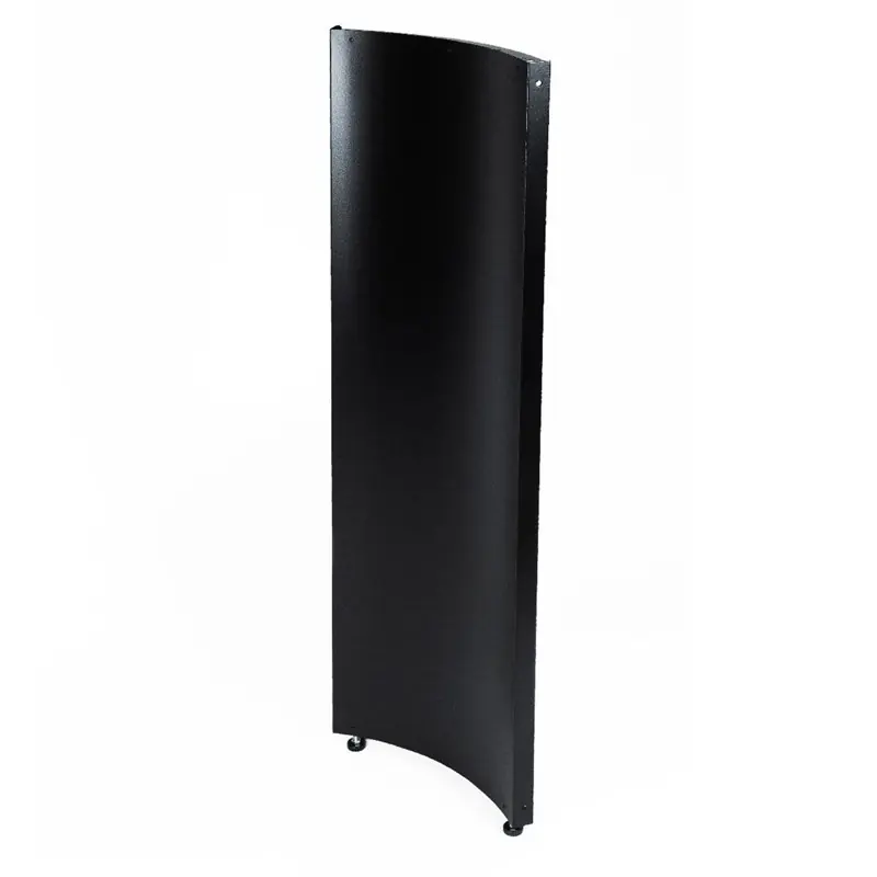 Outlet Väggskyddsplåt Narvi Rundad Svart 233x1200 mm