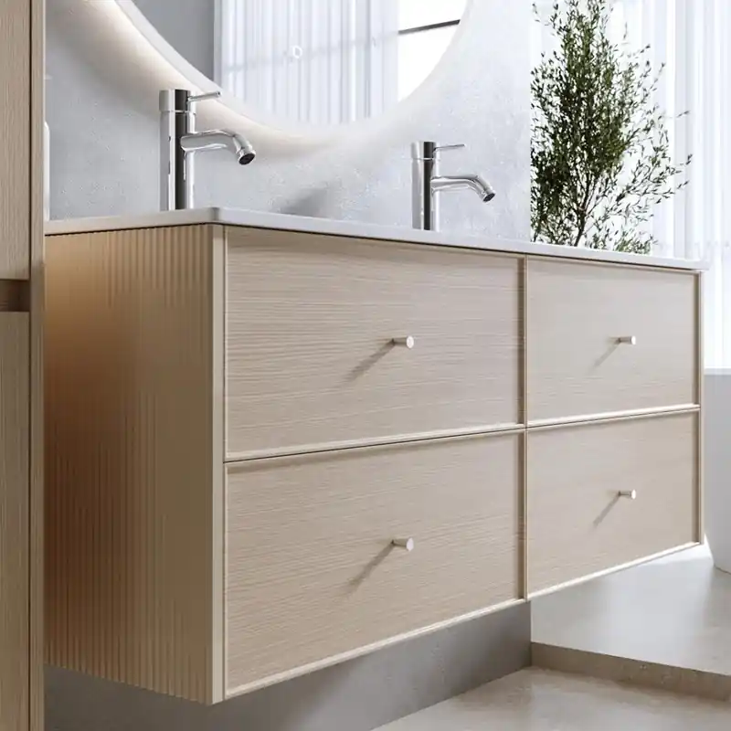 Tvättställsskåp Nooli Living Frid 1210 mm Ljus Ek Premium