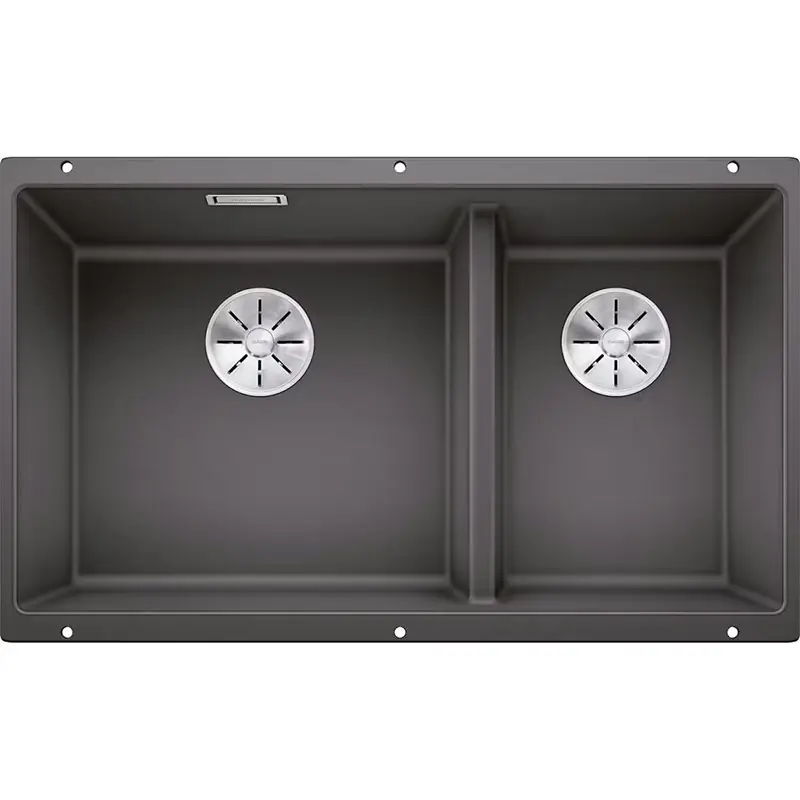 Billig Diskho Blanco Subline 430/270-U Silgranit Infino 755 mm