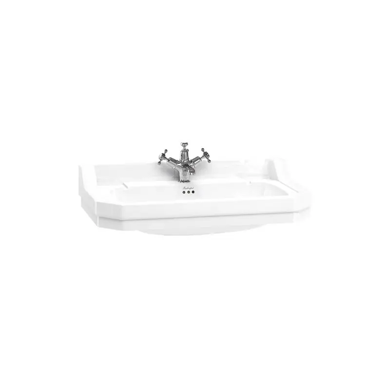prisnedsättning Tvättställ Burlington Edwardian B18 800 mm Vit