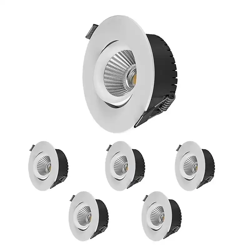Outlet Downlight Designlight Bondy B-5MW2730-6 5,5 W IP44 Vit 6-pack