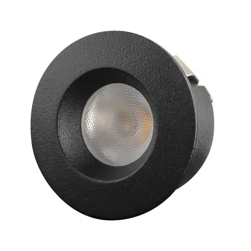 Billigare Downlight Designlight Q-20B Mini 1,2W IP40 3000 K Svart