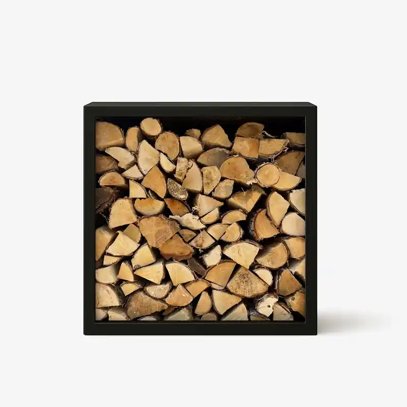 Extra rabatt Vedförvaring TOMMRE Block Vägg 80x80x40 cm