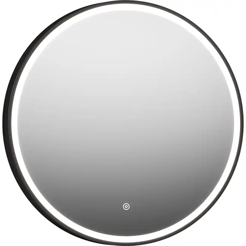 Endast idag Spegel Mora X Collection Solo I Rund IP44 Mattsvart