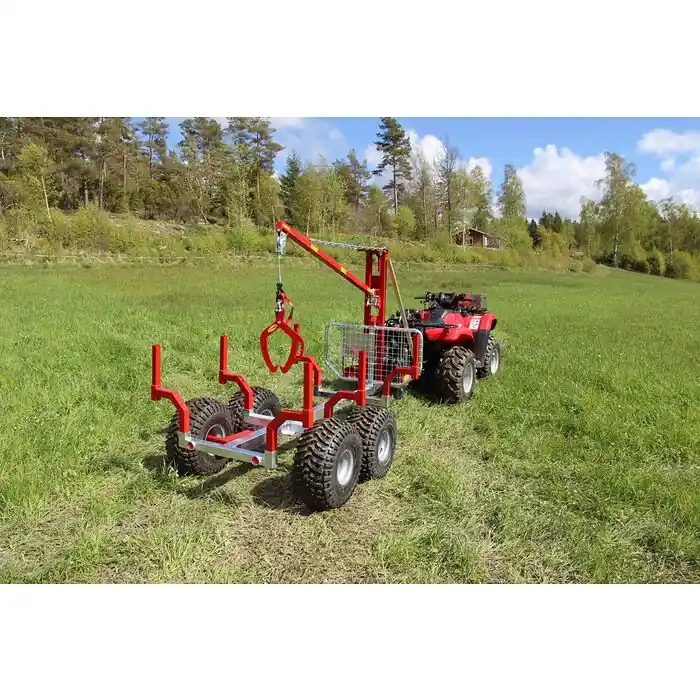 Kranman Timmervagn Inkl Kran/Vinsch 1200kg Snabb leverans
