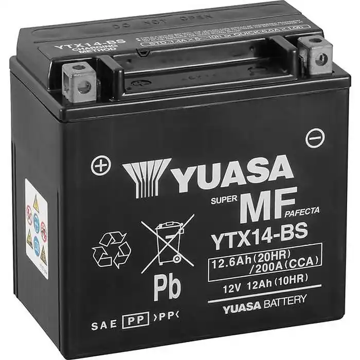 Erbjudandepris Batteri Yuasa YTX14-BS Kawasaki 650/750
