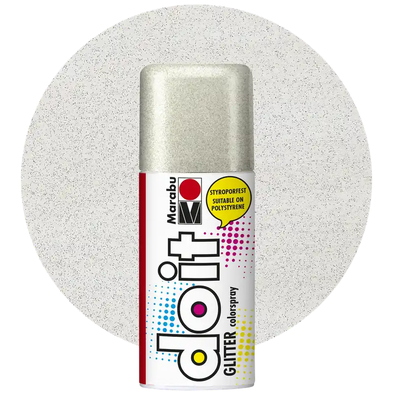Sprayfärg glitter, silver Begränsat antal