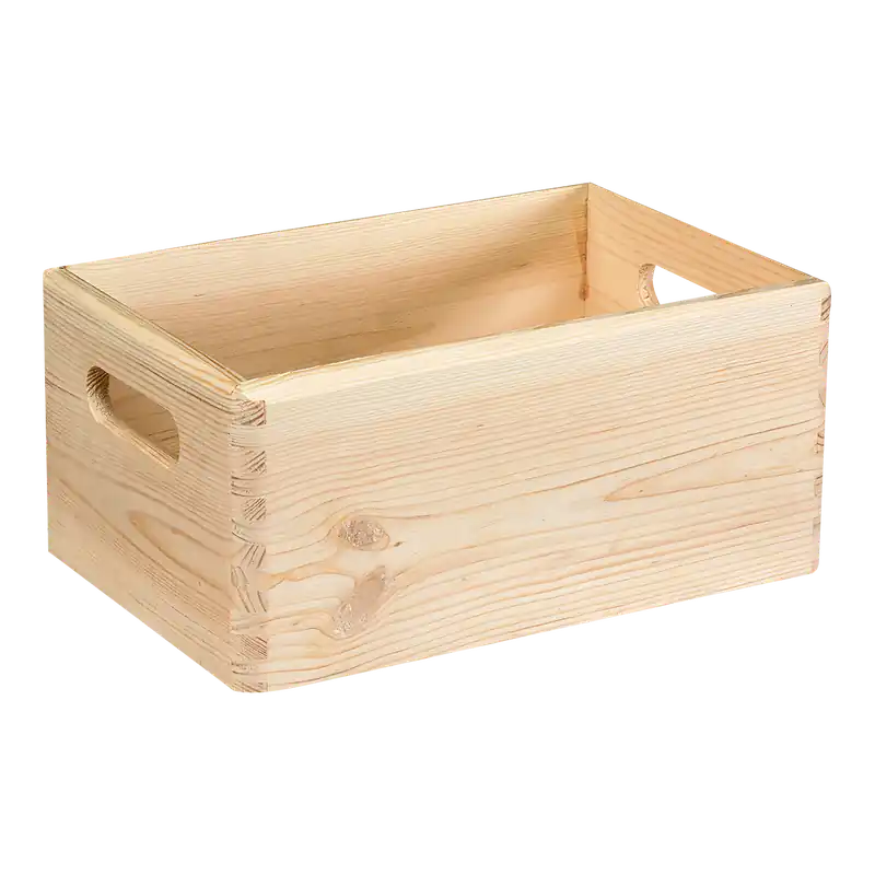 Trälåda, 40x30x14 cm Premium