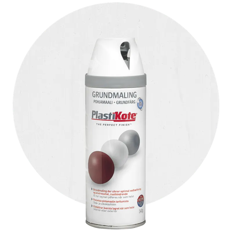 Sprayfärg primer, grå Populärt val