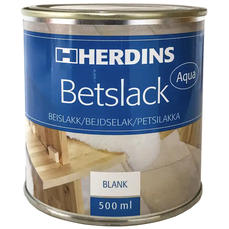 Betslack Aqua 500 ml, blank Nyhet