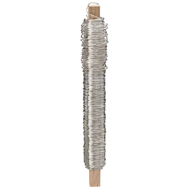 Billig Metalltråd 0,5 mm 50 m, brandy