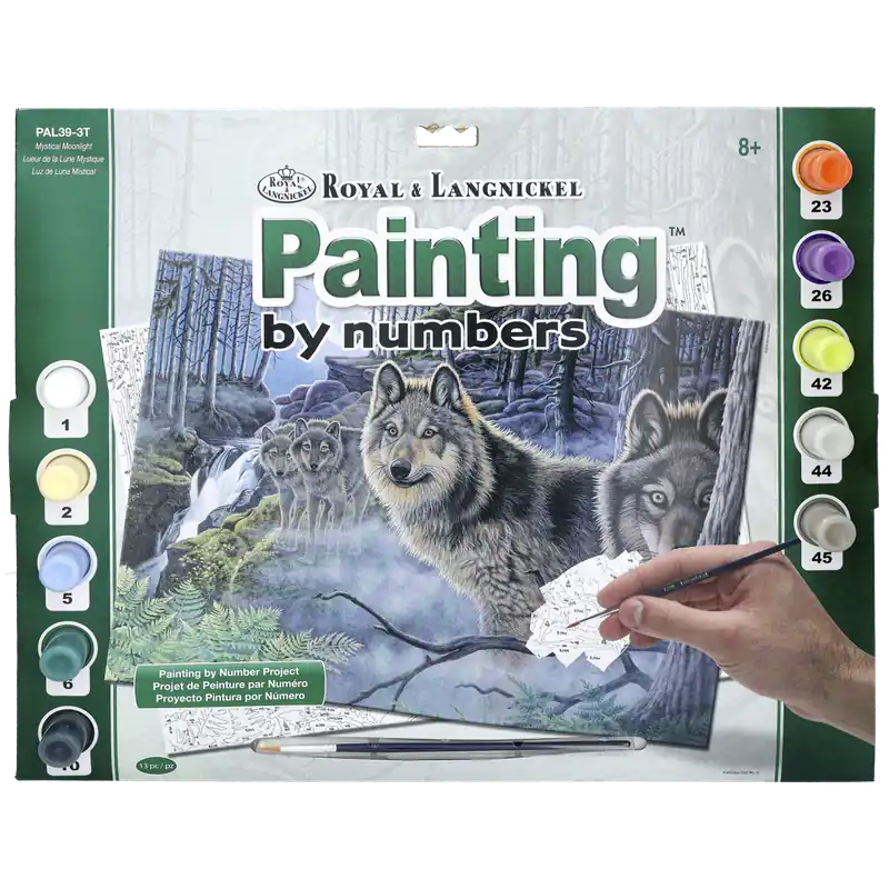 Utförsäljning Painting by numbers, lakeside retreat