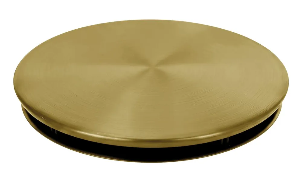 Beställ nu Pure.Sink Universal Avloppsskydd, korgplugg, lock, guldfärgat, rundslipat lock för avloppshål WSTCOV-60