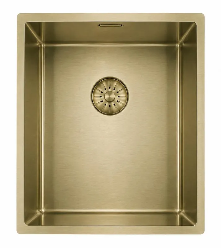 Pure.Sink Comfort PVD-gulddiskho 34x40 cm, för undermontering, infälld montering och påbyggnad PCM3440-60 Köp online