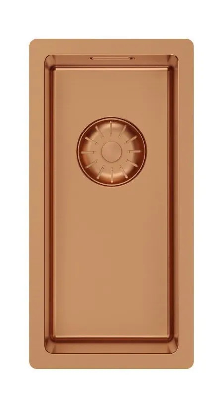 Nedsatt pris Pure.Sink Comfort Liten PVD-belagd diskho i rosé-koppar, 18 x 40 cm, för undermontering, infälld montering och påbyggnad, PCM1840-62