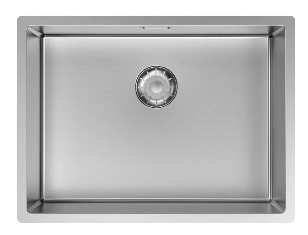 Pure.Sink Comfort Diskho i rostfritt stål, 55 x 40 cm, för undermontering, infälld montering och påbyggnad, PCM5540-02 Begränsad tid