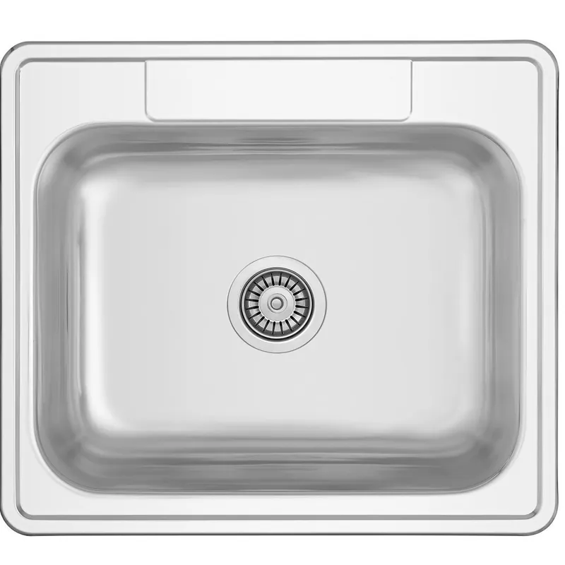 Banka Detroit Rostfri Diskho 635 x 559 mm Bänkinstallation med kranhålbank 1208970077 Snabb frakt