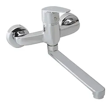 prisnedsättning Blusani Kökskran Väggkran Krom med lång pip 27 cm 1208952918