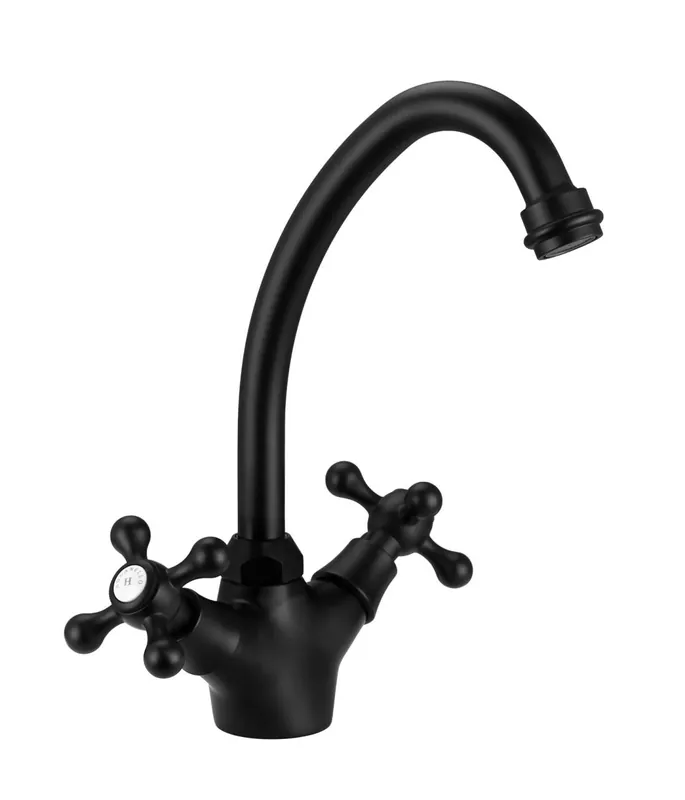 Aquanello Heritage Ascot Klassisk kök Nostalgisk kökskran Svart BL-4004-HA Fynd