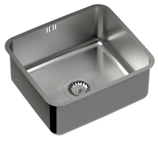 Nedsatt pris Aquadesign Oxford rostfritt stål diskho 40x35 cm undermonterad 1208957204