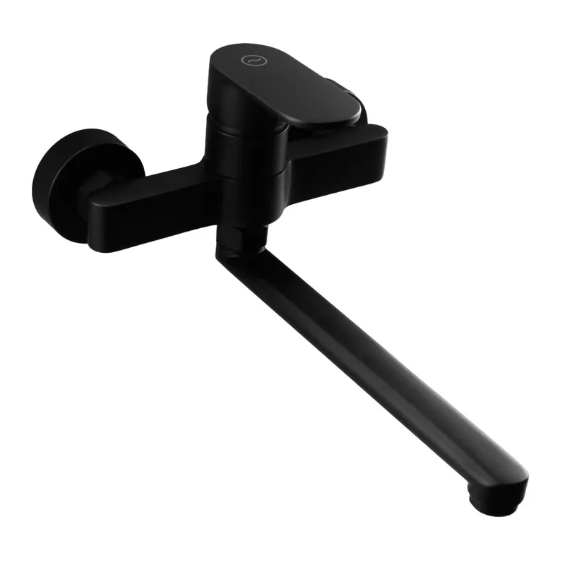Aquanello Casa Enspaks kökskran svart med utlopp 25 cm BL-1425-CS Billigare