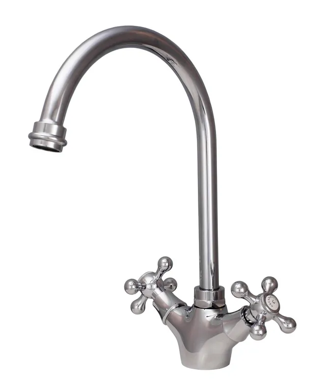 Begränsat erbjudande Aquanello Heritage Ascot Klassisk kök Nostalgisk kökskran Krom med rund pip CR-4003-HA