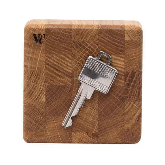 Rea Woodsea End Grain Oak - Ekträ Nyckelhållare 9x9 cm 1208971600