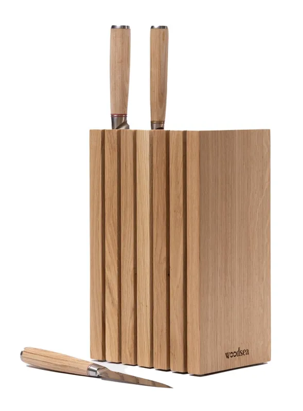 Köp nu Woodsea Block Oak M - Ekträ Knivhållare Block 17x12 cm 1208971610