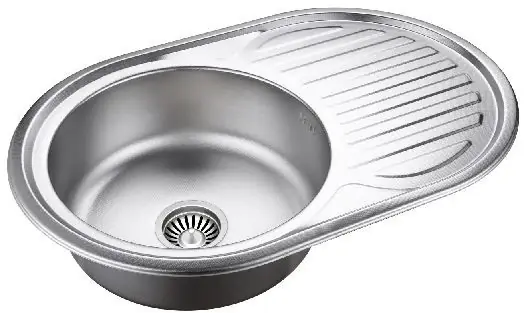 Begränsat erbjudande Aquadesign Basic rostfri diskbänk med avrinningsyta, vändbar, 77x50 cm inbyggnad 1208956287