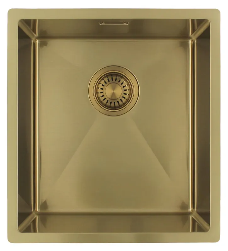Extra rabatt Pure.Sink Luxion Guldfärgat diskho 36x40 cm underbyggnad, infälld montering och påbyggnad PLX3640-60