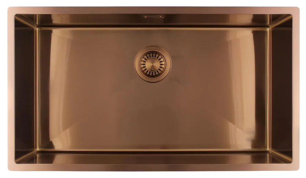 Pure.Sink Luxion Stor kopparspis 74x40 cm underbyggd, infälld och påbyggd PLX7440-62 Sista chansen