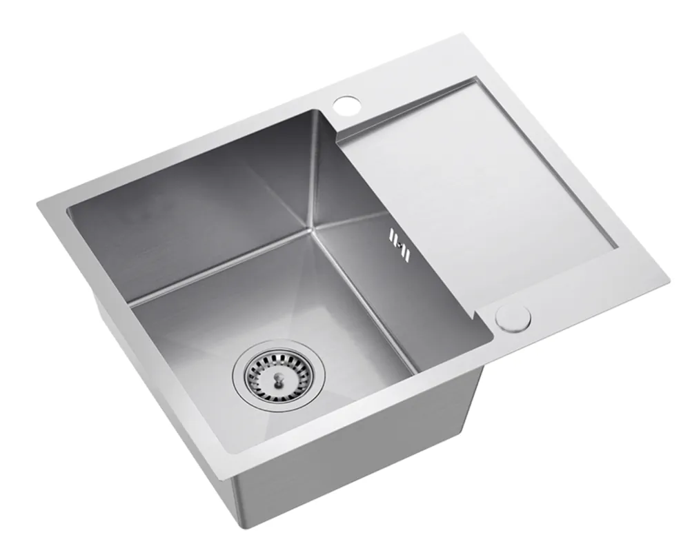 Populär Quadri Dixton 80 Rostfri Diskho 600x480 mm med omvänd avrinning 1208967196