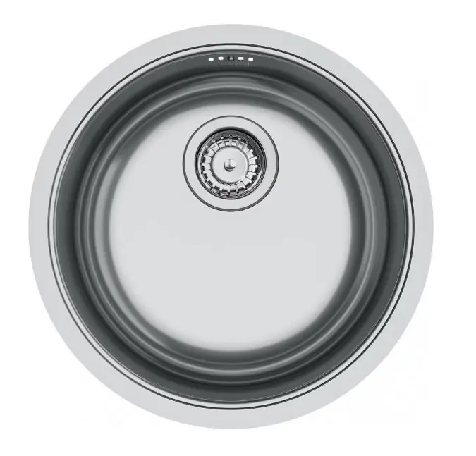 Franke Rondo ROX 210.38 rund rostfri diskho 43,9 cm planmontering 127.0688.778 Expressleverans