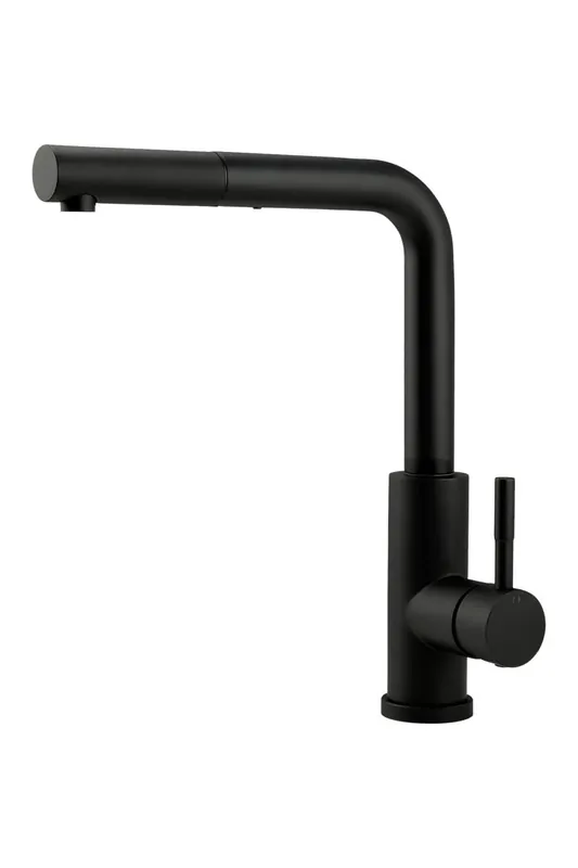 Pure.Sink Elite Steel Spark-S köksblandare Matt svart med utdragbar pip PS8041-10 Begränsat antal