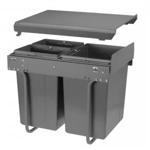 Garbi Sorter S-40-3 inbyggt avfallssystem med 3 avfallskärl 1 x 20 och 2 x 10 liter 1208957365 Sista chansen