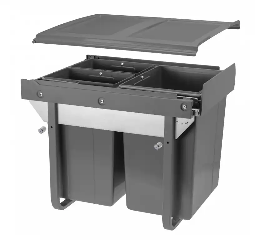 Garbi Sorter S-45-3 inbyggt avfallssystem med 3 avfallsbehållare 1 x 20 och 2 x 10 liter 1208957366 Begränsad tid