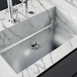 I lager Foster Phantom Base Rostfritt Stål Bottenplatta Arbetsbänk Diskho 40x40cm för Inbyggnad i Keramik natursten och Solidsurface tjocklek 20mm 1208970718