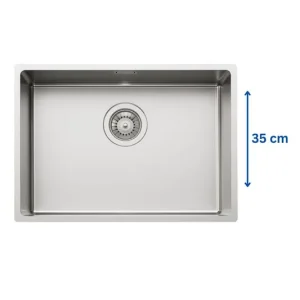 Begränsat erbjudande Foster L35 Special 35 cm lång rostfri diskho 50 x 35 cm undermonterad 1208970723