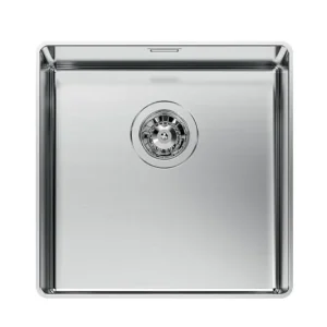 Billig Foster Phantom Slimline RVS Diskbänk 40x40cm Undermontering för keramiska bänkskivor 1208971123