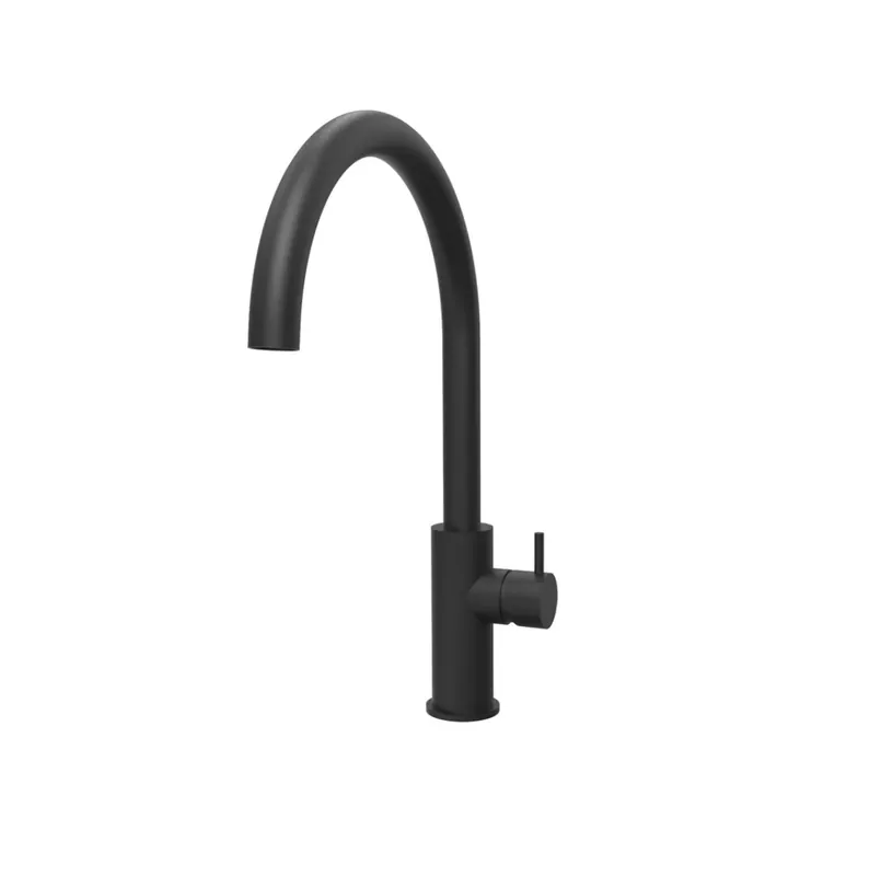Bästa pris Waterevolution Flow köksblandare med rund svängbar pip svart T158UPR