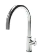 Waterevolution Flow köksblandare med rund svängbar pip i Gun Metal T158UGME Sänkt pris