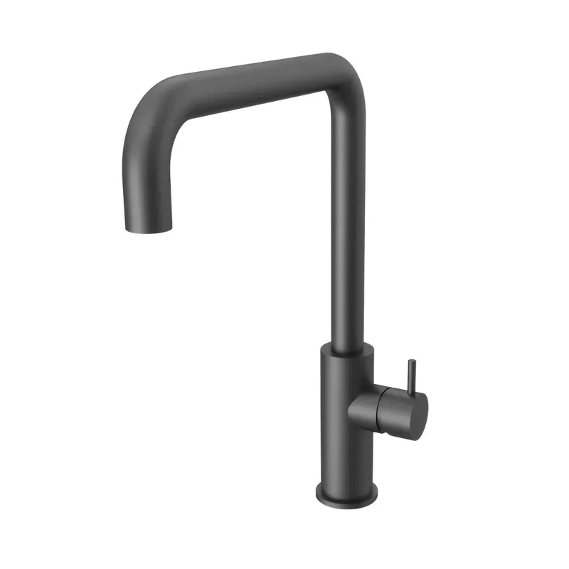 Nedsatt pris Waterevolution Flow köksblandare med vinklad svängbar pip gun metal T158HGME