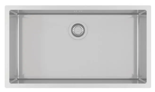Ausmann Oder stor diskho i rostfritt stål 74x40cm planmontering undermontering och ovanmontering extra djup 22cm 1208957114 Billigare
