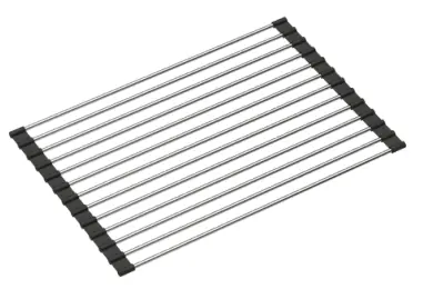 Quadri rostfri rullmatta för diskbänk 39 x 26 cm 1208966923 Säker betalning